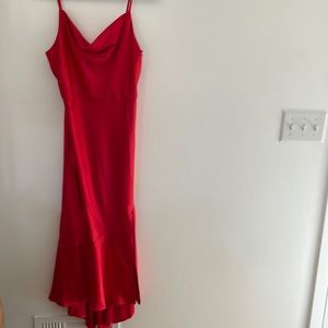 Red dress